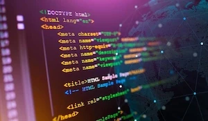 ligne de code sur un écran